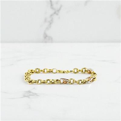 14 Ayar Altın Tasarım Bileklik  -  0199051