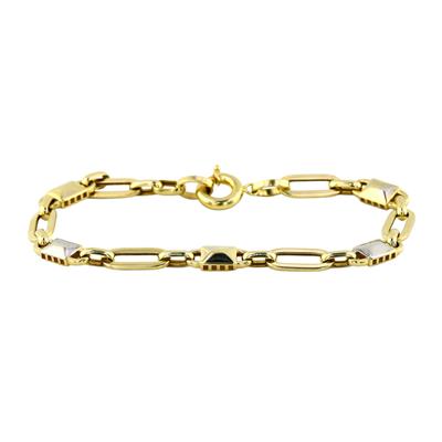 14 Ayar Altın Tasarım Bileklik  -  0199057