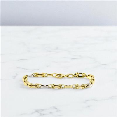 14 Ayar Altın Tasarım Bileklik  -  0199059