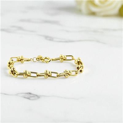 14 Ayar Altın Tasarım Bileklik  -  0199067