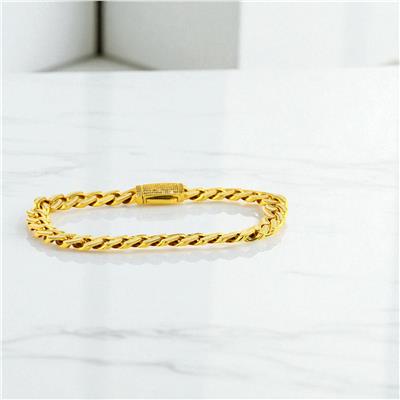 14 Ayar Altın Tasarım Bileklik  -  0199071