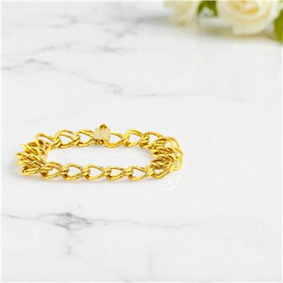 14 Ayar Altın Tasarım Bileklik  -  0199076