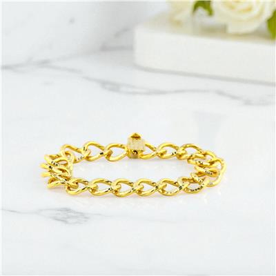 14 Ayar Altın Tasarım Bileklik  -  0199077