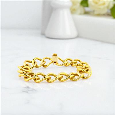 14 Ayar Altın Tasarım Bileklik  -  0199078