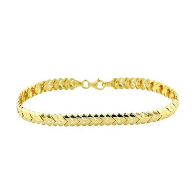 14 Ayar Altın Tasarım Bileklik  -  0199170