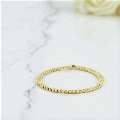 14 Ayar Altın Tasarım Bileklik  -  0199171