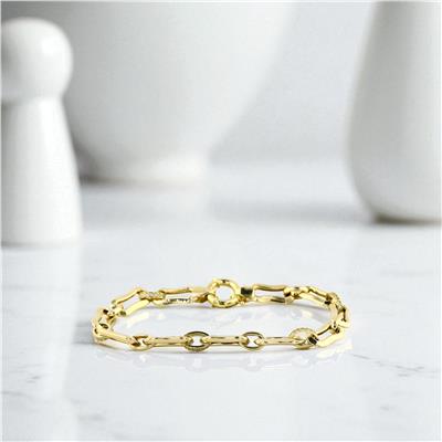 14 Ayar Altın Tasarım Bileklik  -  0199179