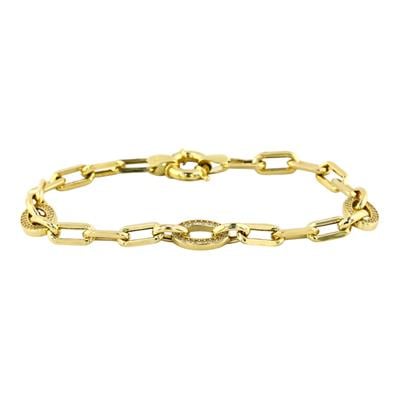 14 Ayar Altın Tasarım Bileklik  -  0199189