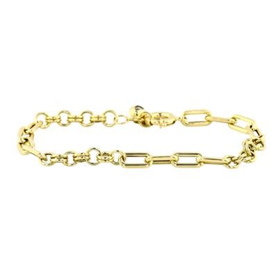 14 Ayar Altın Tasarım Bileklik  -  0199195