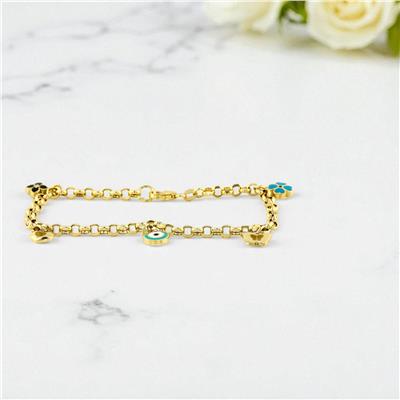 14 Ayar Altın Tasarım Bileklik  -  0199198