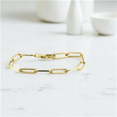 14 Ayar Altın Tasarım Bileklik  -  0199247