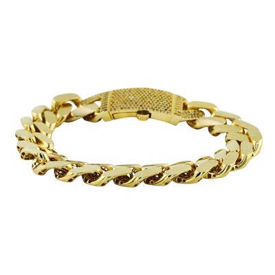 14 Ayar Altın Tasarım Bileklik  -  0199494