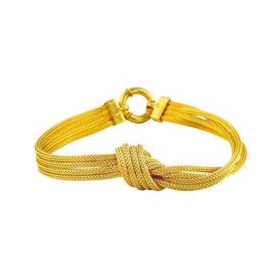 14 Ayar Altın Tasarım Bileklik  -  0199508