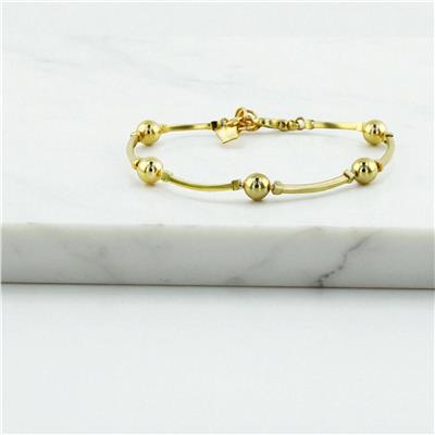 14 Ayar Altın Tasarım Bileklik  -  0199525