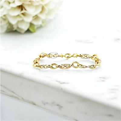 14 Ayar Altın Tasarım Bileklik  -  0200952