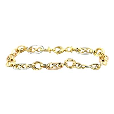 14 Ayar Altın Tasarım Bileklik  -  0200952