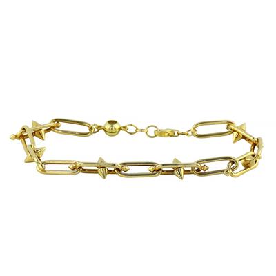 14 Ayar Altın Tasarım Bileklik  -  0201035