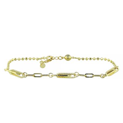 14 Ayar Altın Tasarım Bileklik  -  0201067