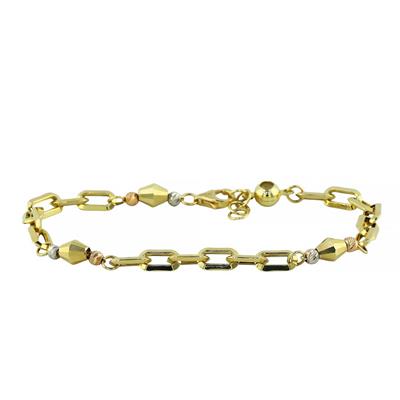 14 Ayar Altın Tasarım Bileklik  -  0201070