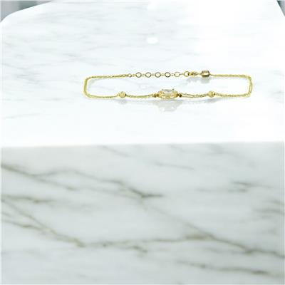 14 Ayar Altın Tasarım Bileklik  -  0201405