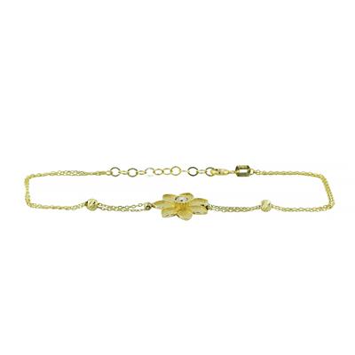 14 Ayar Altın Tasarım Bileklik  -  0201407