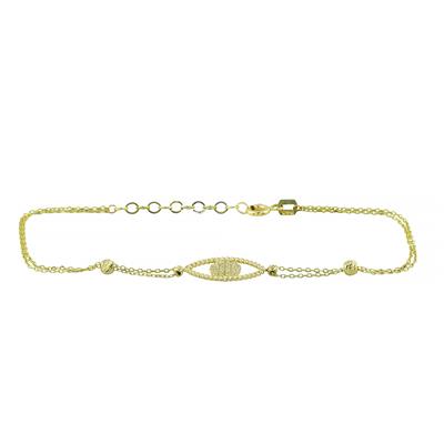 14 Ayar Altın Tasarım Bileklik  -  0201408