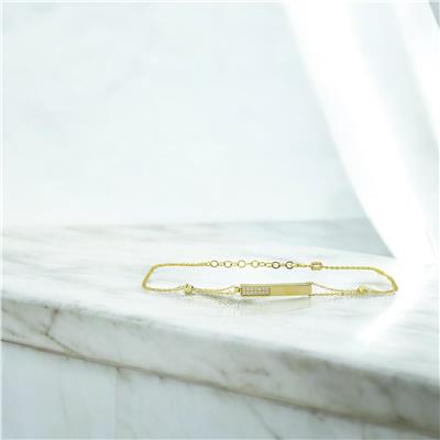 14 Ayar Altın Tasarım Bileklik  -  0201411