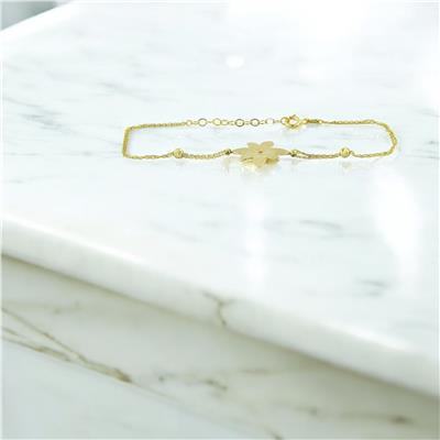 14 Ayar Altın Tasarım Bileklik  -  0201418