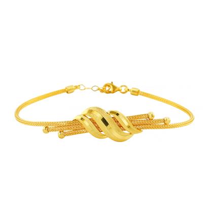 14 Ayar Altın Tasarım Bileklik  -  0202408