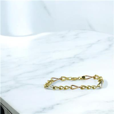 14 Ayar Altın Tasarım Bileklik  -  0202465