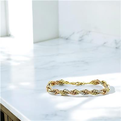 14 Ayar Altın Tasarım Bileklik  -  0202470