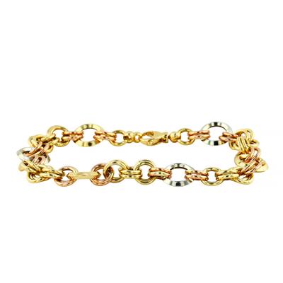 14 Ayar Altın Tasarım Bileklik  -  0202479