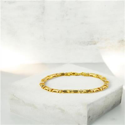 14 Ayar Altın Tasarım Bileklik  -  0202728