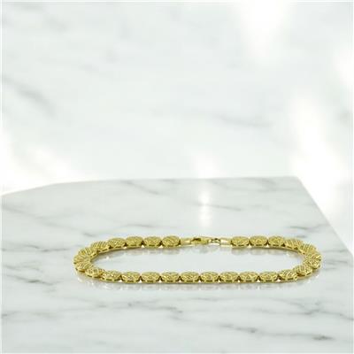 14 Ayar Altın Tasarım Bileklik  -  0202822