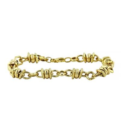 14 Ayar Altın Tasarım Bileklik  -  0203325