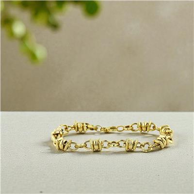 14 Ayar Altın Tasarım Bileklik  -  0203325