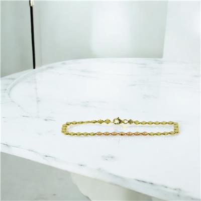 14 Ayar Altın Tasarım Bileklik  -  0203357