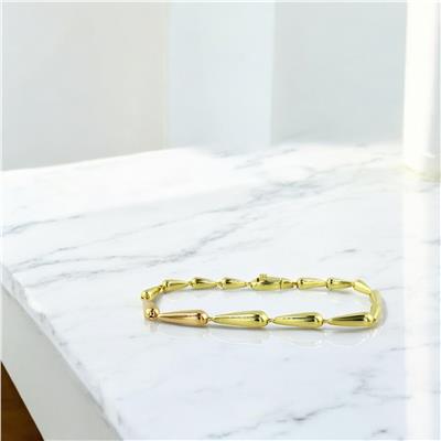 14 Ayar Altın Tasarım Bileklik  -  0203377