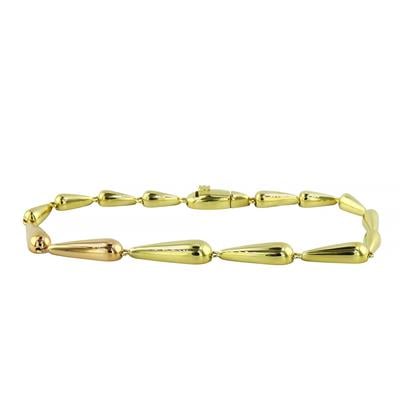 14 Ayar Altın Tasarım Bileklik  -  0203377