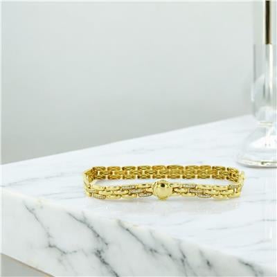 14 Ayar Altın Tasarım Bileklik  -  0203412