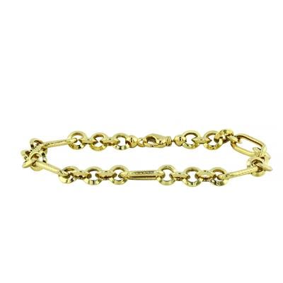 14 Ayar Altın Tasarım Bileklik  -  0203434