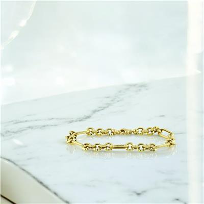 14 Ayar Altın Tasarım Bileklik  -  0203434