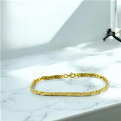 14 Ayar Altın Tasarım Bileklik  -  0203514