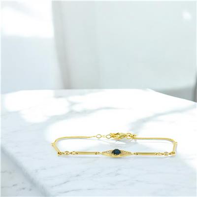 14 Ayar Altın Tasarım Bileklik  -  0204216