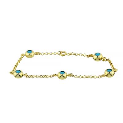 14 Ayar Altın Tasarım Bileklik  -  0205104