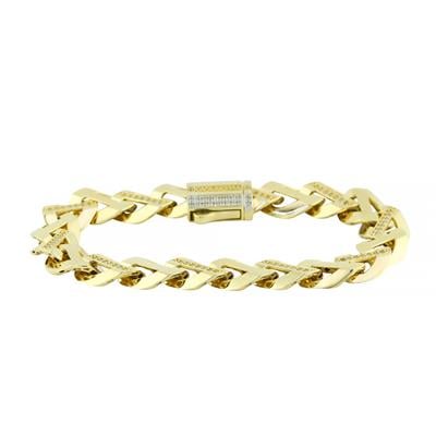 14 Ayar Altın Tasarım Bileklik  -  0205199