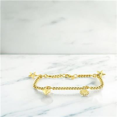 14 Ayar Altın Tasarım Bileklik  -  0205212