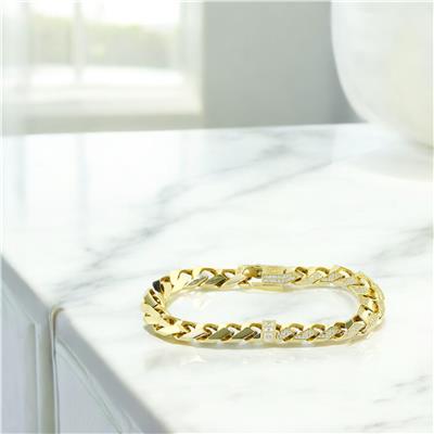 14 Ayar Altın Tasarım Bileklik  -  0205214