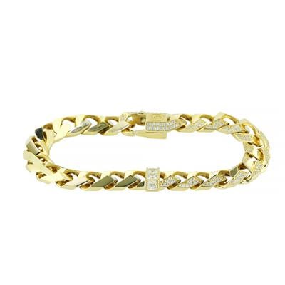 14 Ayar Altın Tasarım Bileklik  -  0205214