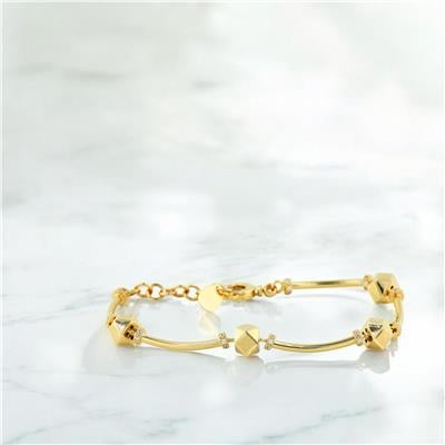 14 Ayar Altın Tasarım Bileklik  -  0205219